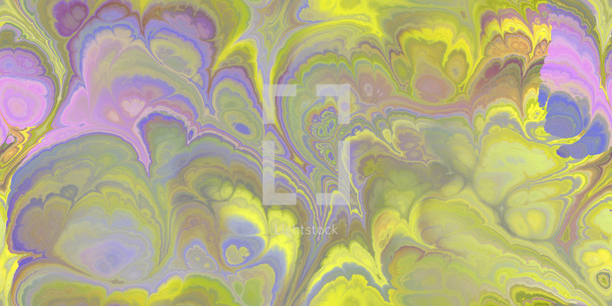 yellow and purple delicately marbled paint effect seamless tile