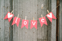 love banner 