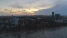 Sunrise Over City
