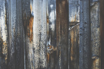 weathered wood fencing 