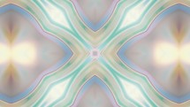Light pale Kaleidoscope abstract background animation, seamless loop