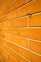 nail in a brick wall 