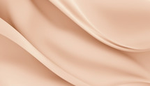 pale beige tan color silk fabric drape background