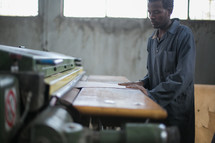 men working in a factory in Kenya 
