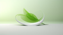 symbol of ecology with a copy space