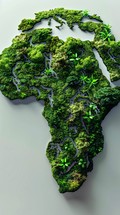 The Continent Made By Green Grass 