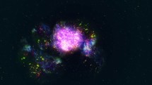 Beautiful Nebula 3D Animation