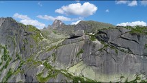 Aerial Mountain Landscape