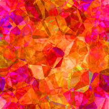 orange pink red polygonal pattern seamless tile