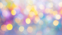 colorful and bright, festive bokeh background - circles of light with blur