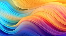 Abstract Colorful Wave Background