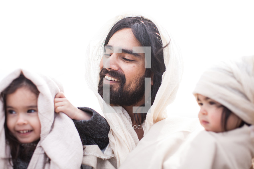 Jesus with children 
