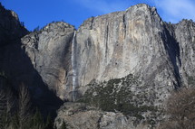 Rocky mountain cliff