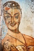 antique painting of a woman 