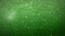 green Christmas loop background with sparkles 