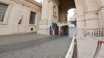 Vatican Swiss Guards. Rome Italy