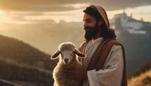 Jesus with a Lamb 
