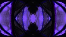 Purple And Black Ink Liquid Reaction - Fractal Nebula	