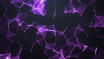 Glowing Futuristic Network Shape - animation	
