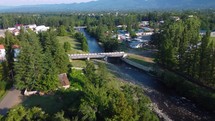 Rural bridge aerial