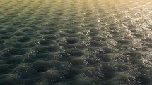Seamless Ocean Water Loop With Sunlight Reflection. CGI	