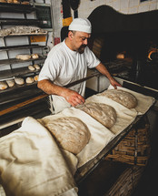 Schiacciata all'olio is one of Tuscany's top bakery treats. It's a type of flat bread made with flour, water, yeast, salt and olive oil.
