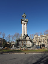 TURIN, ITALY - CIRCA FEBRUARY 2020: King Vittorio Emanuele II monument