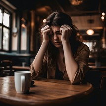 worried woman_sitting_at_a_table