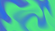 Liquid Gradient Blue And Green Color Seamless Loop Motion
