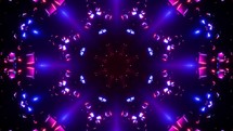 Colorful kaleidoscope pattern VJ loop background 4k
