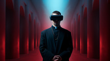 Priest with VR