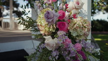 Wedding Venue florals and decor