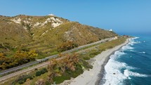 Beautiful Coast Of Calabria In Winter Near Souther Of Capo Spartivento