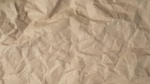 Brown Paper Background Crumpled Timelapse 