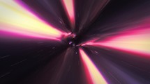 Travel Through A Wormhole Through Time And Space Animation	