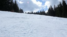 downhill skiing 