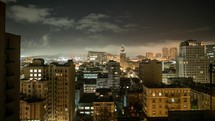downtown San Fransisco time-lapse sunrise 