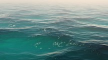 Seamless Loop Animation Of Surface Of Wavy Ocean. - graphics