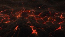 Abstract Red Hot Lava Magma Background	