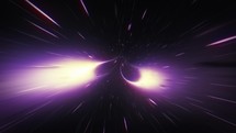 Wormhole Through Time And Space - Animation