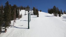 ski lift and ski slopes