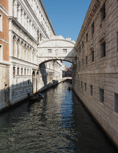 VENICE, ITALY - CIRCA SEPTEMBER 2016: Ponte dei Sospiri (meaning Bridge of Sighs)