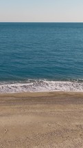 Sicily Ocean Coast Waves And Beach