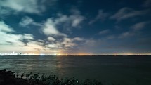 time-lapse over San Francisco Bay 