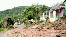 Dominican Republic hillside village