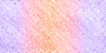 peach, purple and pink rounded squares, grid, seamless tile pattern