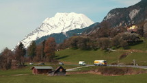 Alps mountain landscape in Austria, Europe.
