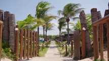 Luxury Resort and the tropical beach in Rio Grande do Norte, Brazil
