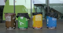 Multicolored Containers for Separate Waste Collection