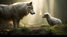 Wolf and lamb